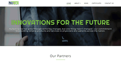 Desktop Screenshot of nutechspine.com